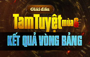 KẾT QUẢ VÒNG BẢNG - TAM TUYỆT 6 - TIÊN SƠN