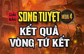 LỊCH THI ĐẤU VÒNG TỨ KẾT NHÁNH THUA - ST4