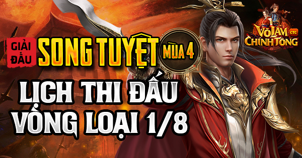 LỊCH THI ĐẤU VÒNG LOẠI 1/8  - ST4